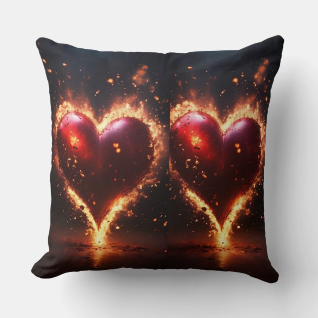 Coussin Passion de feu (Recto)