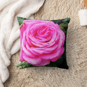 Coussin Passion rose,
