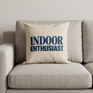 Coussin Passionné de l'intérieur Drôle