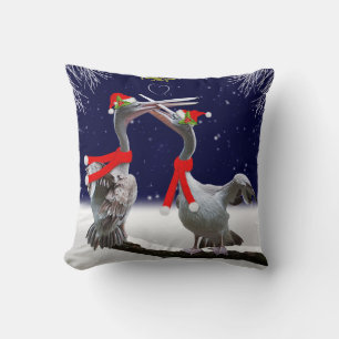 Coussin Passionné de Pélicans