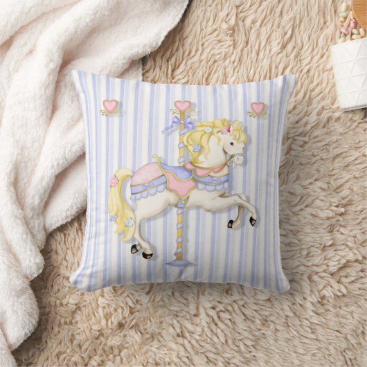 Coussin Pastel Carousel Pony (Couverture)