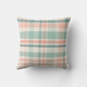 Coussin Pastel Christmas Plaid deux (Verso)