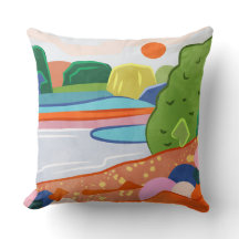 Pastel coucher de soleil sur la vallée