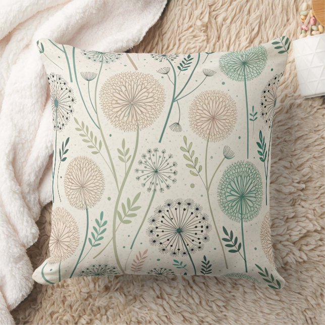 Coussin Pastel Dandelion Dreams - Flore lunaire (2) (Couverture)