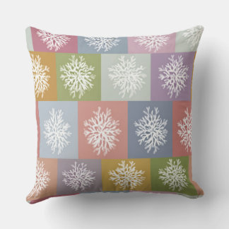Coussin Pastel Floral Watercolor Throw Pillow – 2 Elegant 