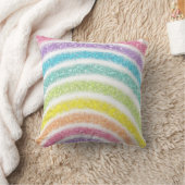 Coussin Pastel Glitter Rainbow (Couverture)