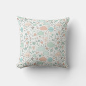 Coussin Pastel Hearts & Clouds Watercolor Dream (3) (Recto)