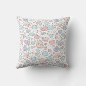 Coussin Pastel Hearts & Clouds Watercolor Dream (5) (Verso)