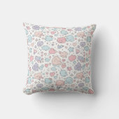 Coussin Pastel Hearts & Clouds Watercolor Dream (5) (Recto)