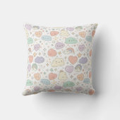Coussin Pastel Hearts & Clouds Watercolor Dream (6) (Verso)