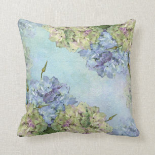 Coussin Pastel Hydrangea