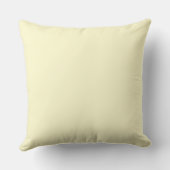 Coussin Pastel Lemon Jaune Pale Douce Meringue Jaune (Verso)