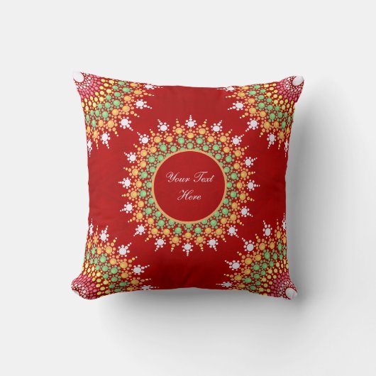 Coussin Pastel Mandala (Recto)