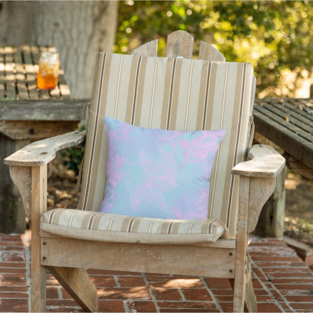 Coussin Pastel marbré (Chaise)