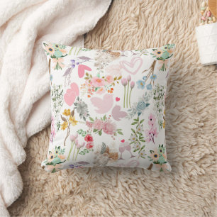 Coussin Pastel Mariage ornements motif 02