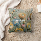 Coussin Pastel Protea Dream : Elégant Floral (Couverture)