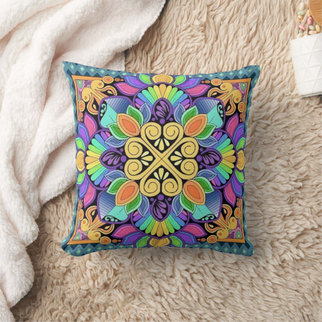 Coussin Pastel Rainbow (Couverture)