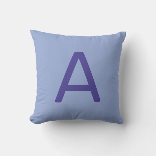 Coussin Pastel Rainbow Color Alphabet Initial Nursery (Recto)