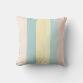 Coussin Pastel rayé