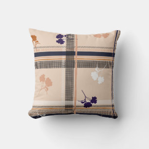 Coussin Pastel Spring Branch : À damiers Vintage Grid