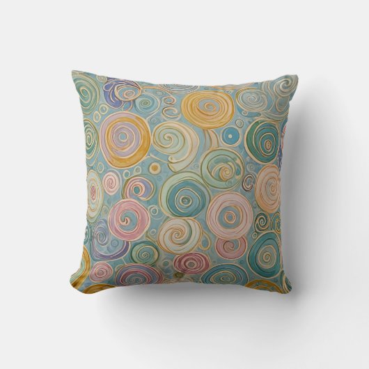 Coussin Pastel Swirls (Recto)