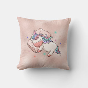 Coussin Pastel Unicorne avec retour