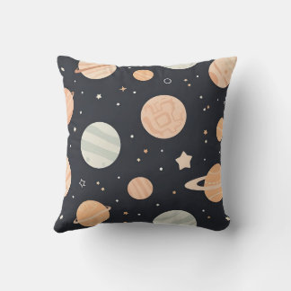 Coussin Pastel Universe Pattern