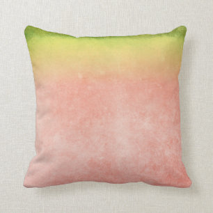 Coussin Pastèque arc-en-ciel colorée