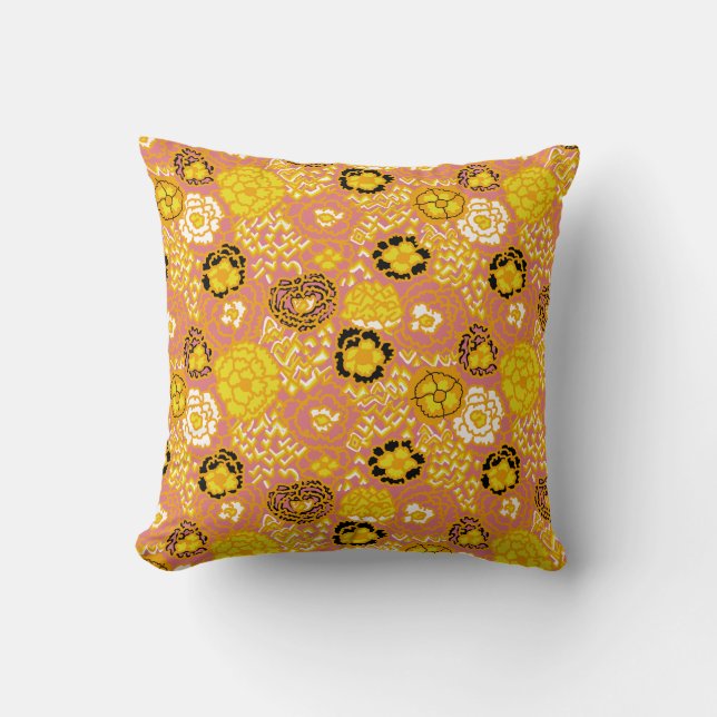Coussin Pastèque Citron Or (Recto)