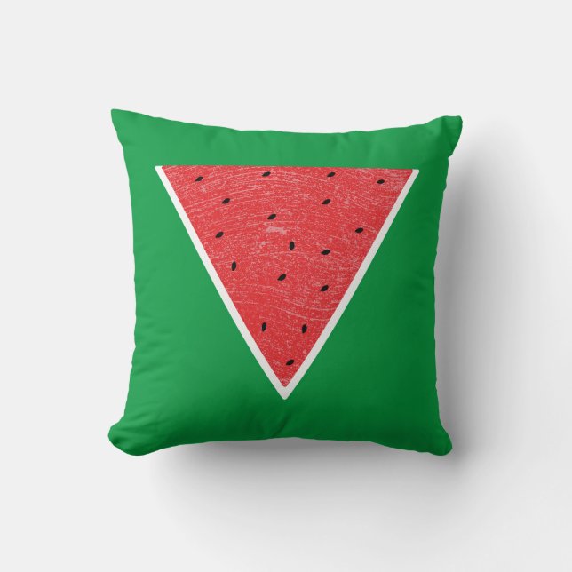 Coussin pastèque la Palestine (fr) (Recto)