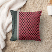 Coussin Pastèque palestinienne Hatta Keffiyeh Kufiya Folk (Couverture)
