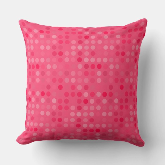 Coussin pastèque points roses (Recto)