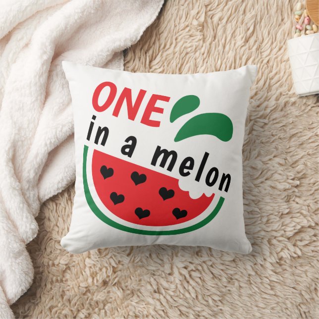 Coussin Pastèque sincère UN dans un melon (Couverture)