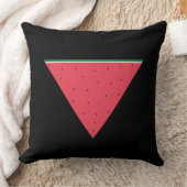 Coussin Pastèque sur résistance inversée au triangle rouge (Couverture)
