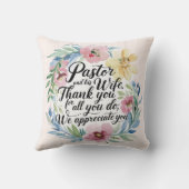 Coussin ✝️ Pasteur Anniversaire de l'appréciation de la fe (Verso)