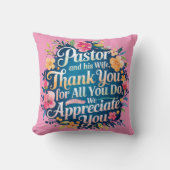 Coussin ✝️ Pasteur Anniversaire de l'appréciation de la fe (Recto)