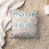 Coussin ✝️ Pasteur Anniversaire de l'appréciation de l'épo (Couverture)