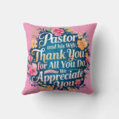 Coussin ✝️ Pasteur Anniversaire de l'appréciation de l'épo (Verso)