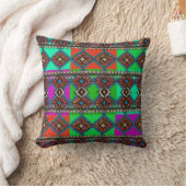 Coussin Patchwork Boho | Tissu de boue inspiré (Couverture)