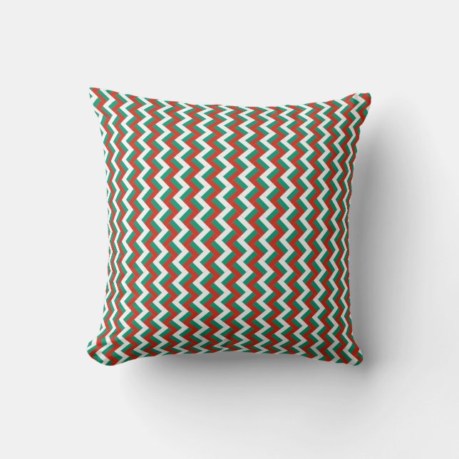 Coussin Patchwork Bulgarie Motif Drapeau (Recto)