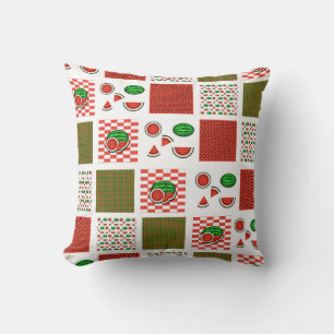 Coussin Patchwork de pastèque