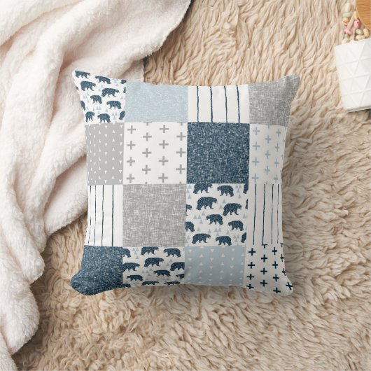 Coussin Patchwork d'ours (Couverture)