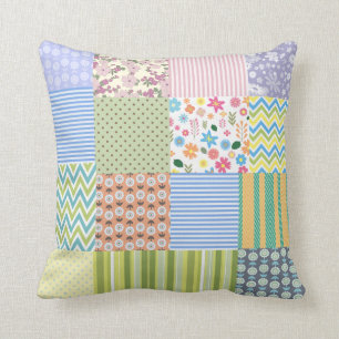 Coussin Patchwork Quild Design Thaillow