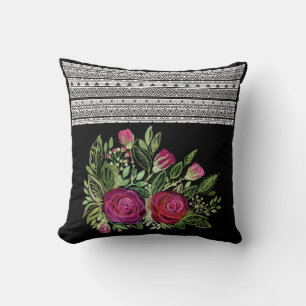 Coussin patchwork rustique, patchwork