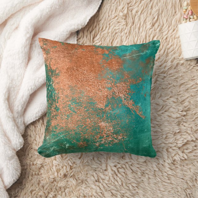 Coussin Patina en cuivre (Couverture)