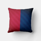 Coussin Patinage ; rouge, blanc et bleu (Verso)
