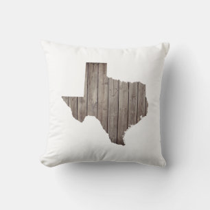 Coussin Patiné Wood Texas