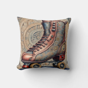 Coussin Patins à rouleaux vintages