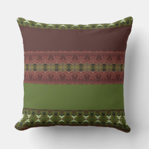 Coussin Patio De Concepteur Brown Et Vert