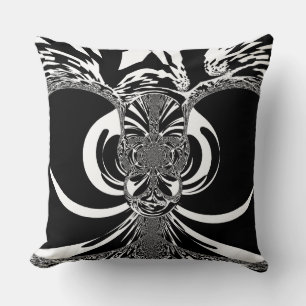 Coussin Patrimoine en contraste : Africain Ethnic Black &